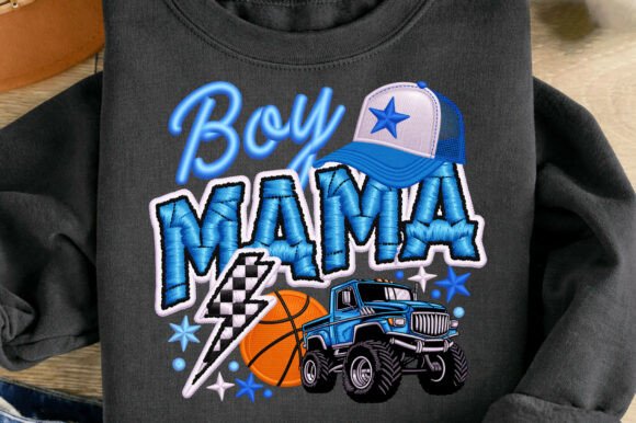 Boy Mama Mom Monster Truck Sports PNG Design Guide