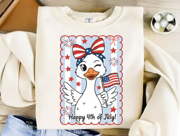 Happy 4th of July Duck PNG: A Playful Design for Independence Day Projects