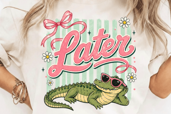 Later Gator: A Playful Alligator PNG for Creative Projects