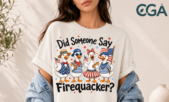 Patriotic Ducks 4th of July American Png: A Playful Design Asset
