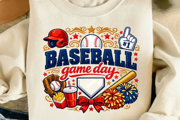 Retro Cute Baseball Game Day Sports PNG: Your Ultimate Design Asset