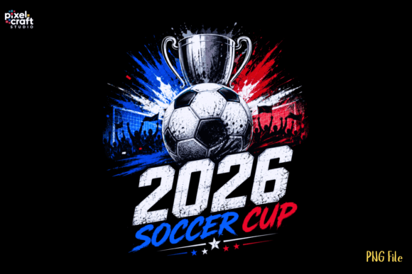 Soccer Championship 2026 PNG Design: Capturing Tournament Fever