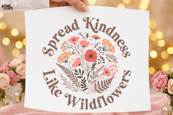 Spread Kindness Like Wildflowers: A Retro Design Guide
